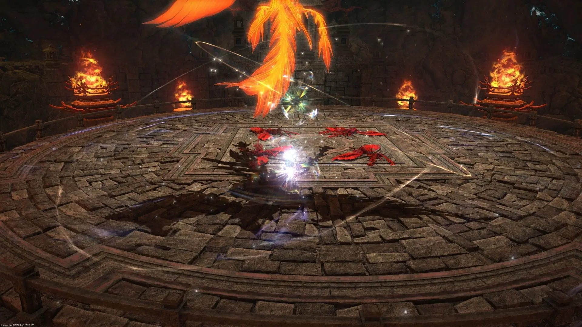 Things get a bit harder for the Stormblood trials. They&#039;re still doeable, but the mechanics are required far more often (Image via Square Enix)