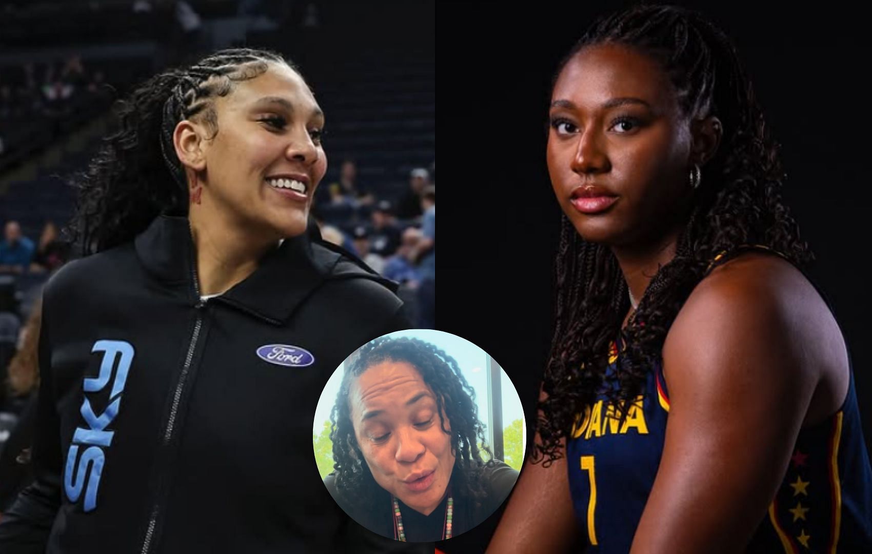 Kamilla Cardoso, Dawn Staley, Aliyah Boston