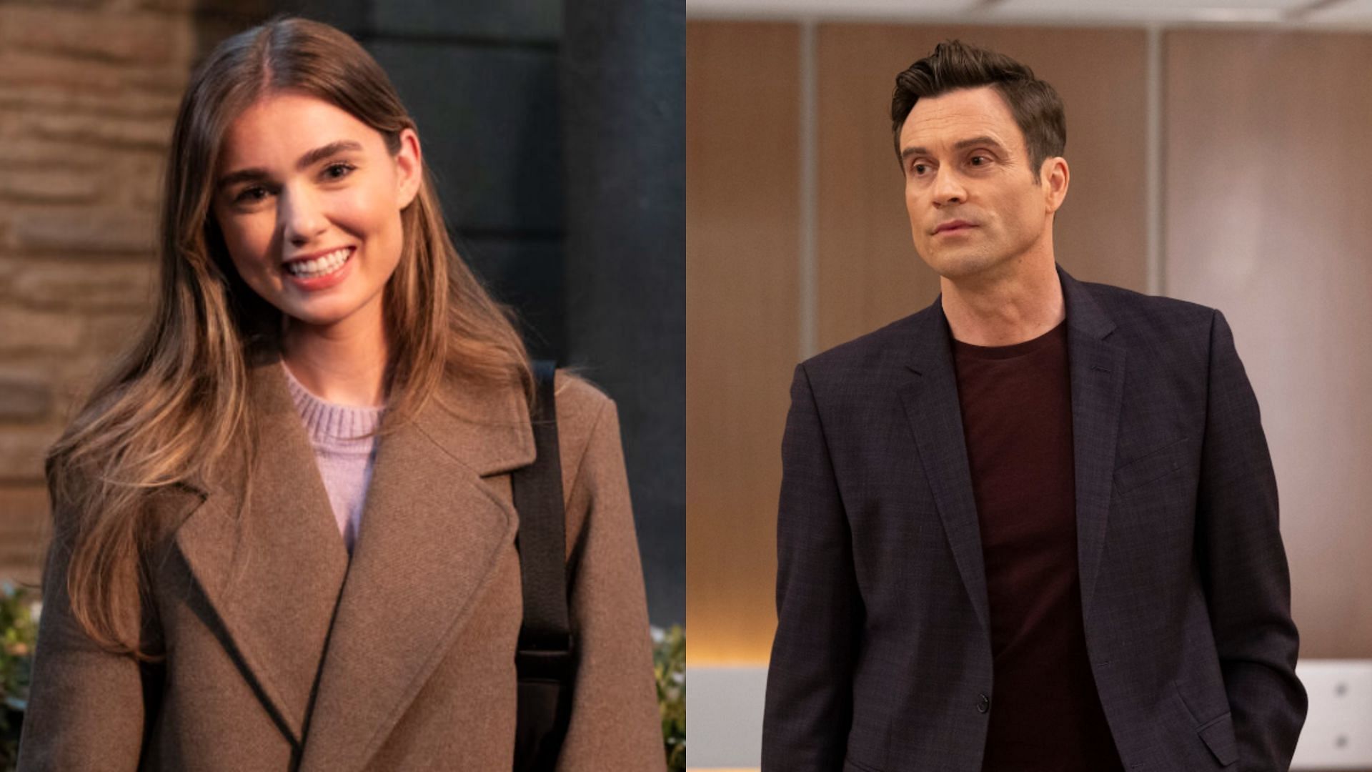 Emma (Braedyn Bruner) and Professor Dalton (Daniel Goddard) from General Hospital (Image via ABC)