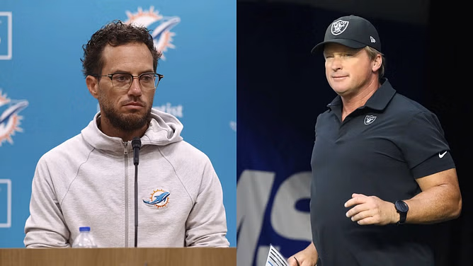 NFL analyst claims Jon Gruden to Dolphins is "on the table" in 2026 if Mike McDaniel fails to deliver