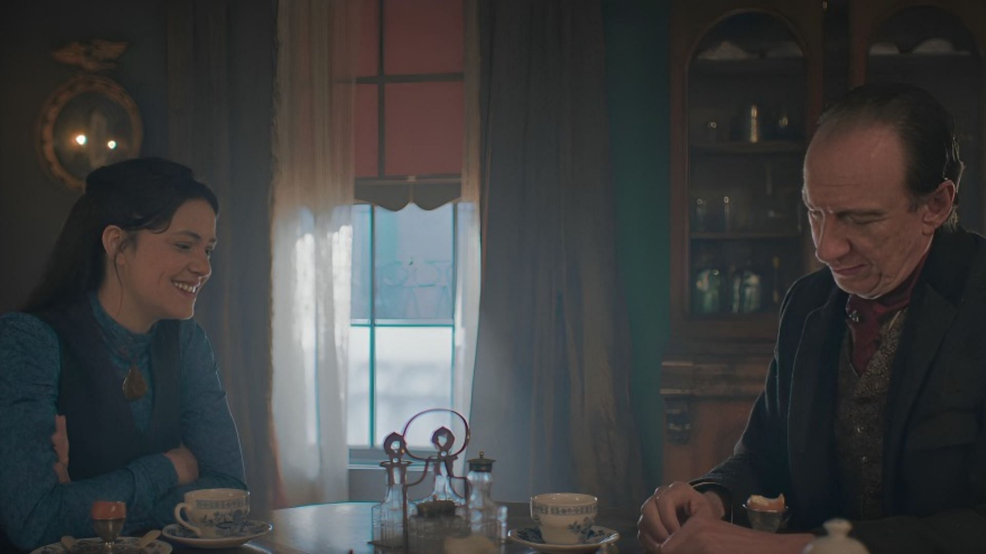 An image of the titular characters from the Sherlock & Daughter season 1 finale (Image via The CW)