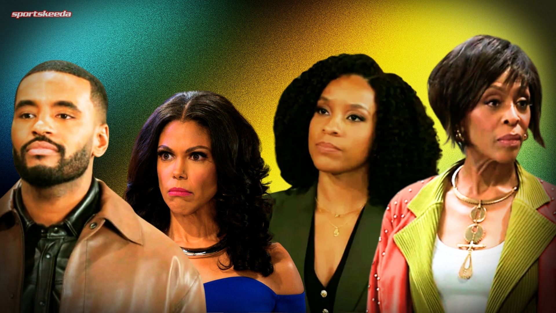 Andre, Dani, Naomi, Sharon on Beyond the Gates (Custom edit by Sportskeeda, Original Image [CBS])