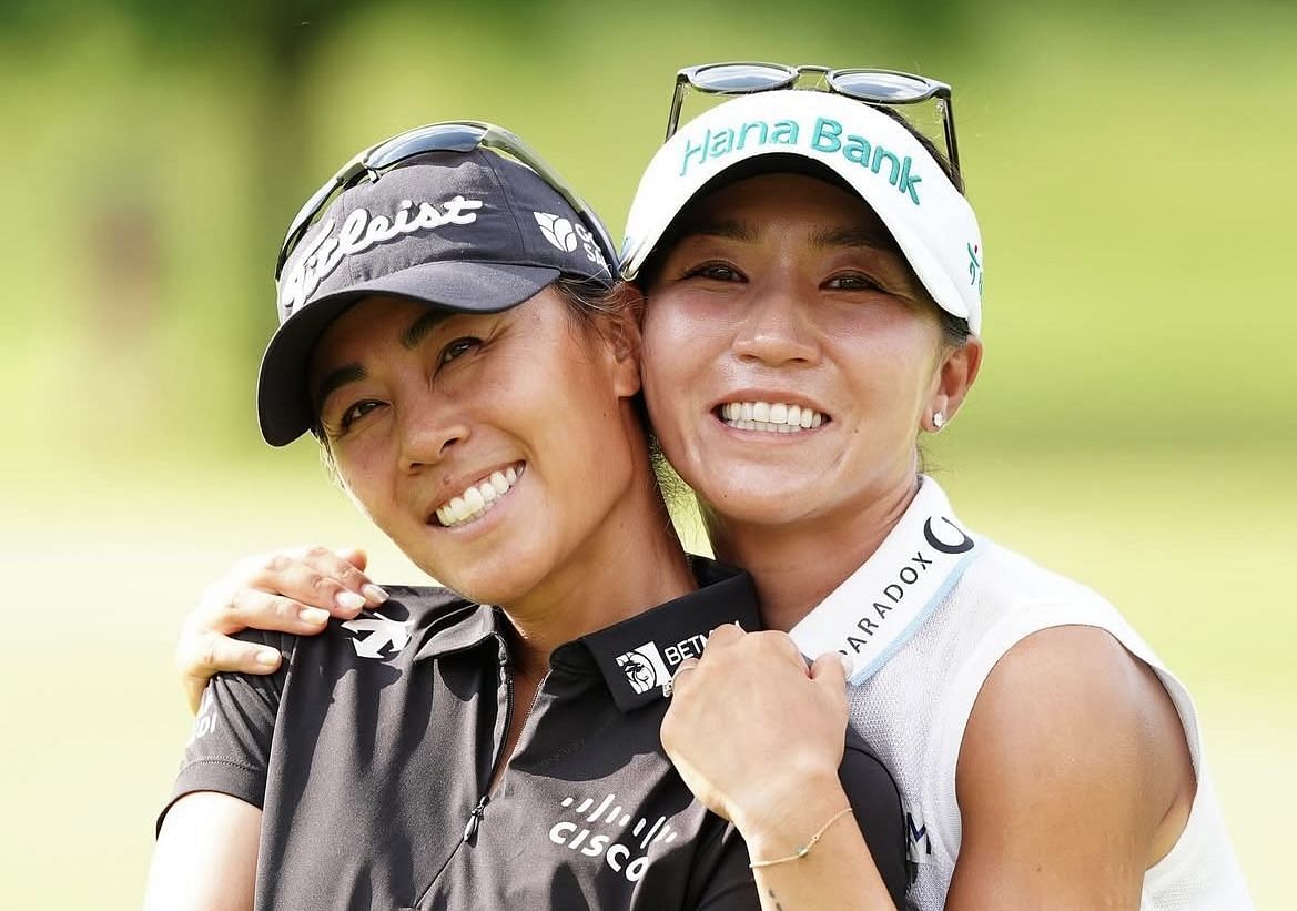 Lydia Ko and Danielle Kang at the 2025 Dow Championship