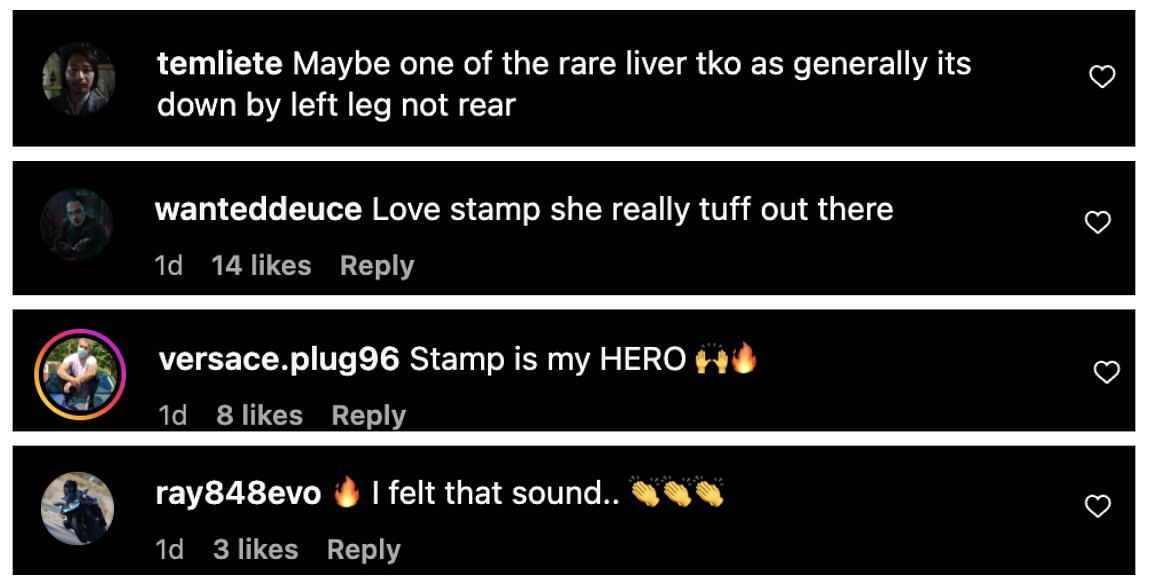 Comments from Instagram