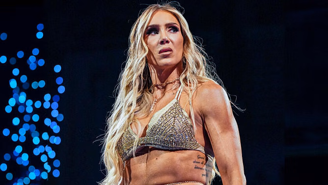 Charlotte Flair sends a two-word message to a former champion ahead of her Women's Money in the Bank Ladder Match
