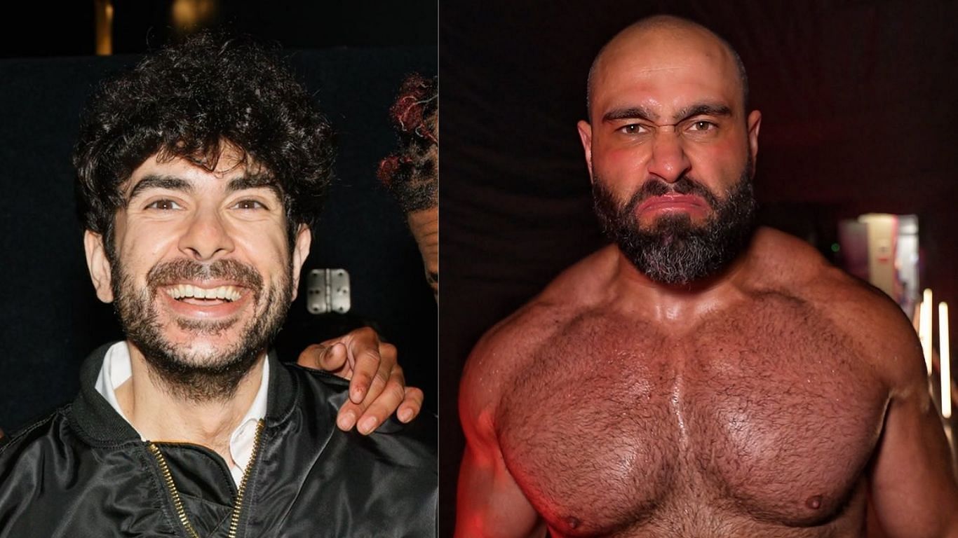 Tony Khan and Rusev [ Image credits: Khan