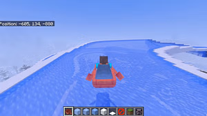 Weird Minecraft Bedrock bug is affecting ice boat racing