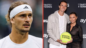 Alexander Zverev's girlfriend Sophia Thomalla shows up to support German in Halle days after Stuttgart heartbreak