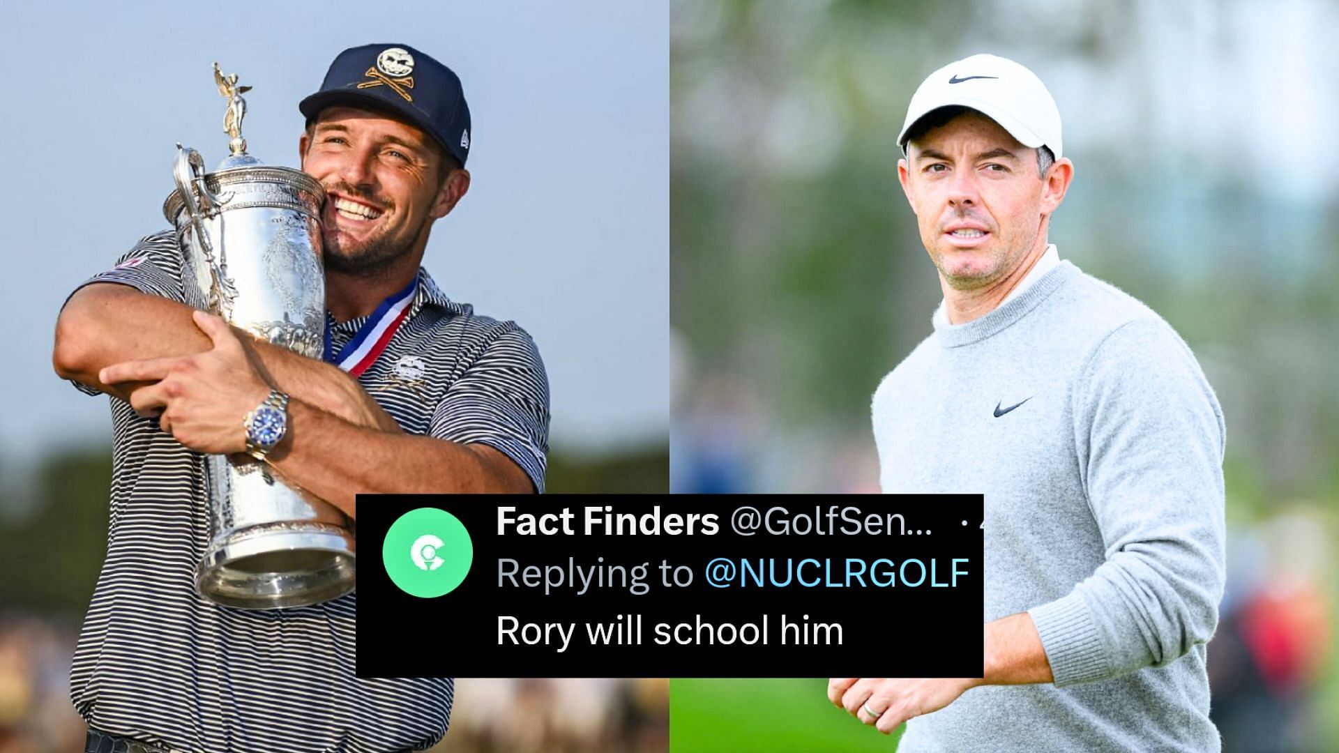 Bryson DeChambeau and Rory McIlroy / Source: Getty Images