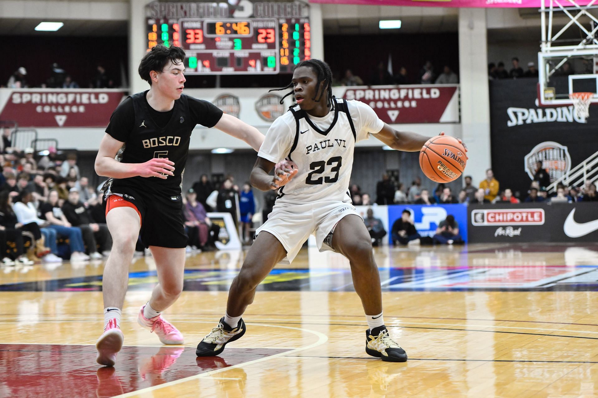 HIGH SCHOOL BASKETBALL: JAN 18 Spalding Hoophall Classic - Paul VI vs St. John Bosco - Source: Getty