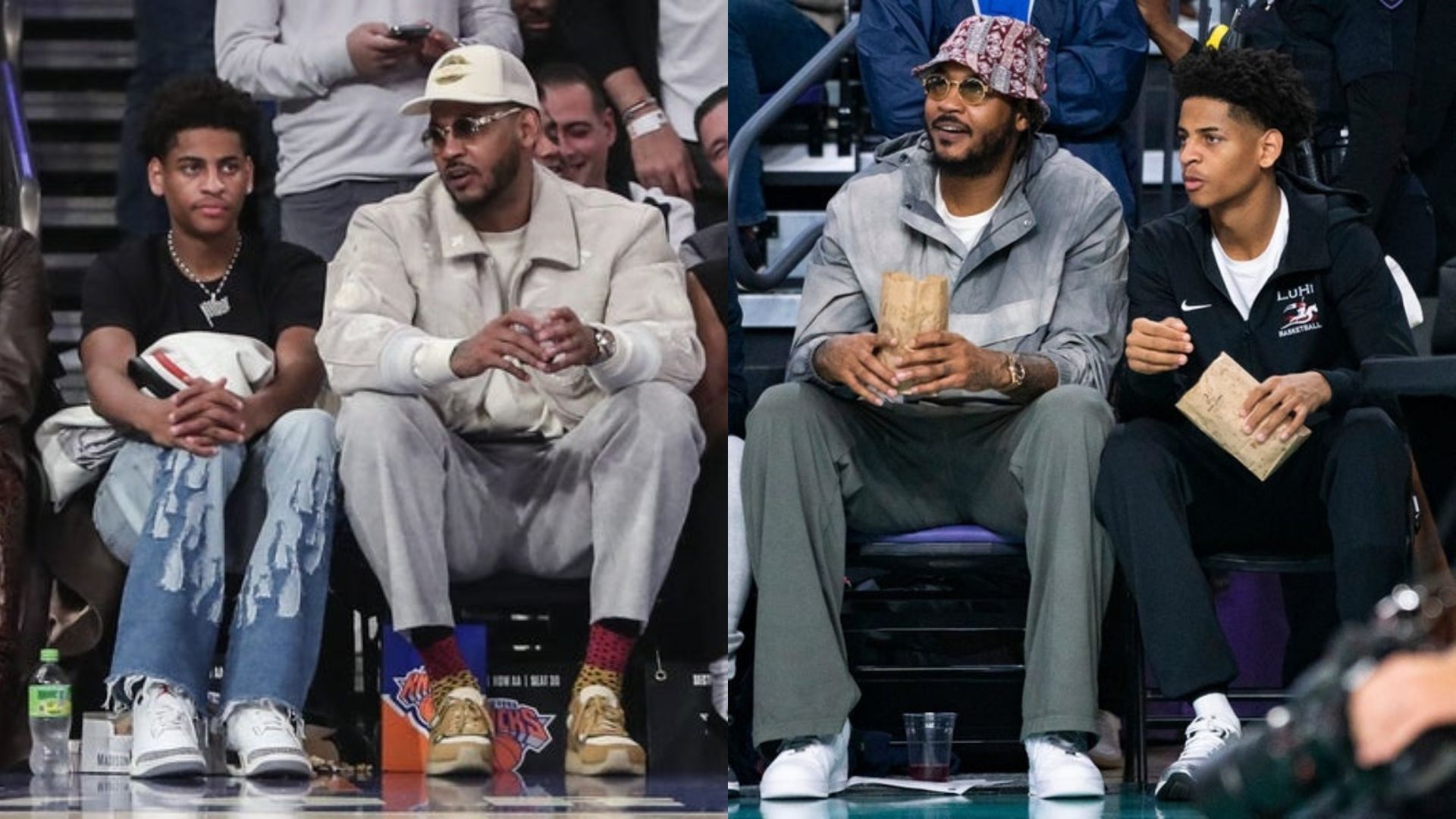 "He took a shower at halftime": Syracuse's Kiyan Anthony recalls dad Carmelo Anthony's "behind the scenes" story