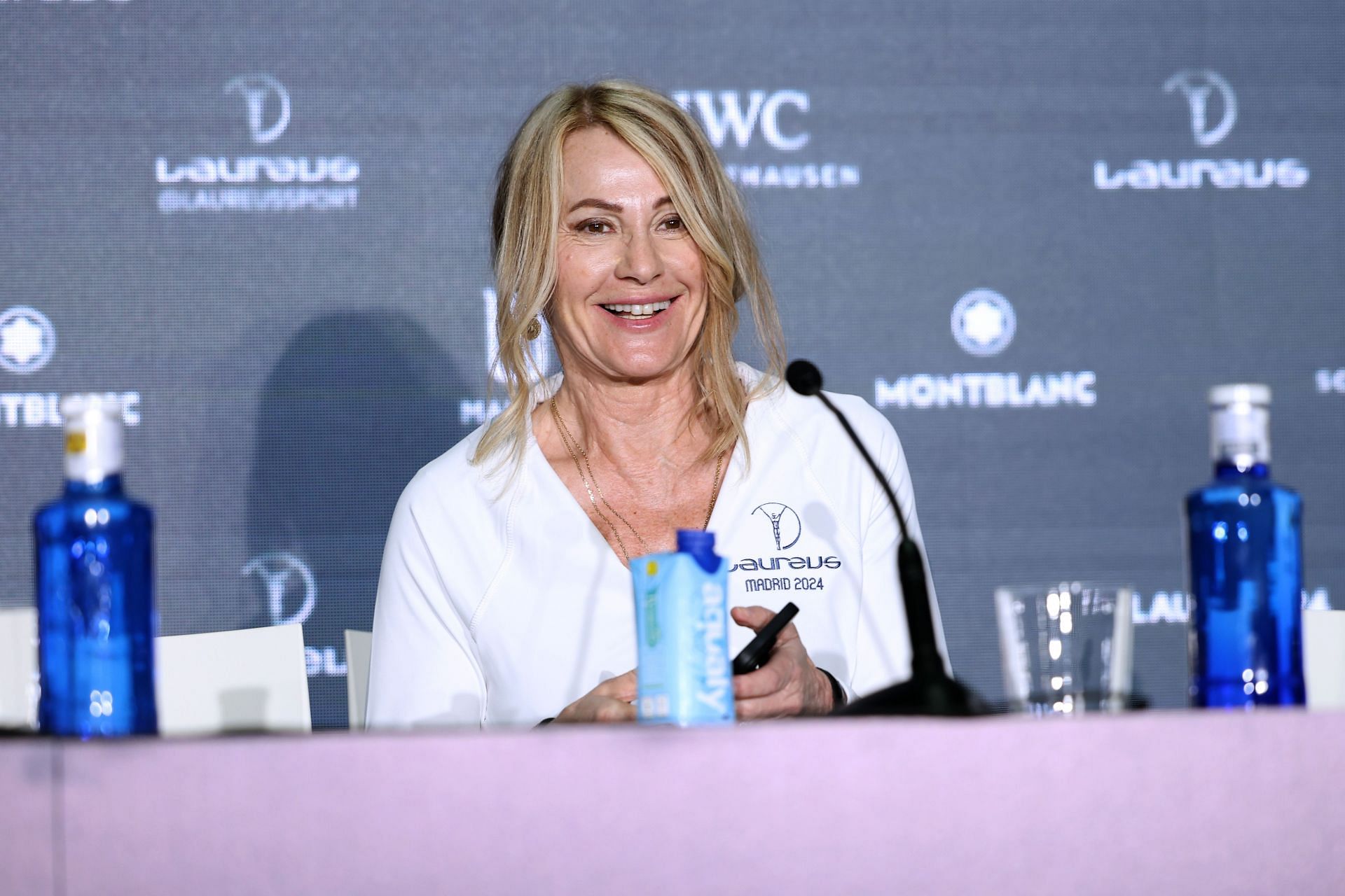 Comaneci at Olympic &amp; Paralympic Games, Paris 2024 and Beyond - Laureus World Sports Awards Madrid 2024 - Source: Getty