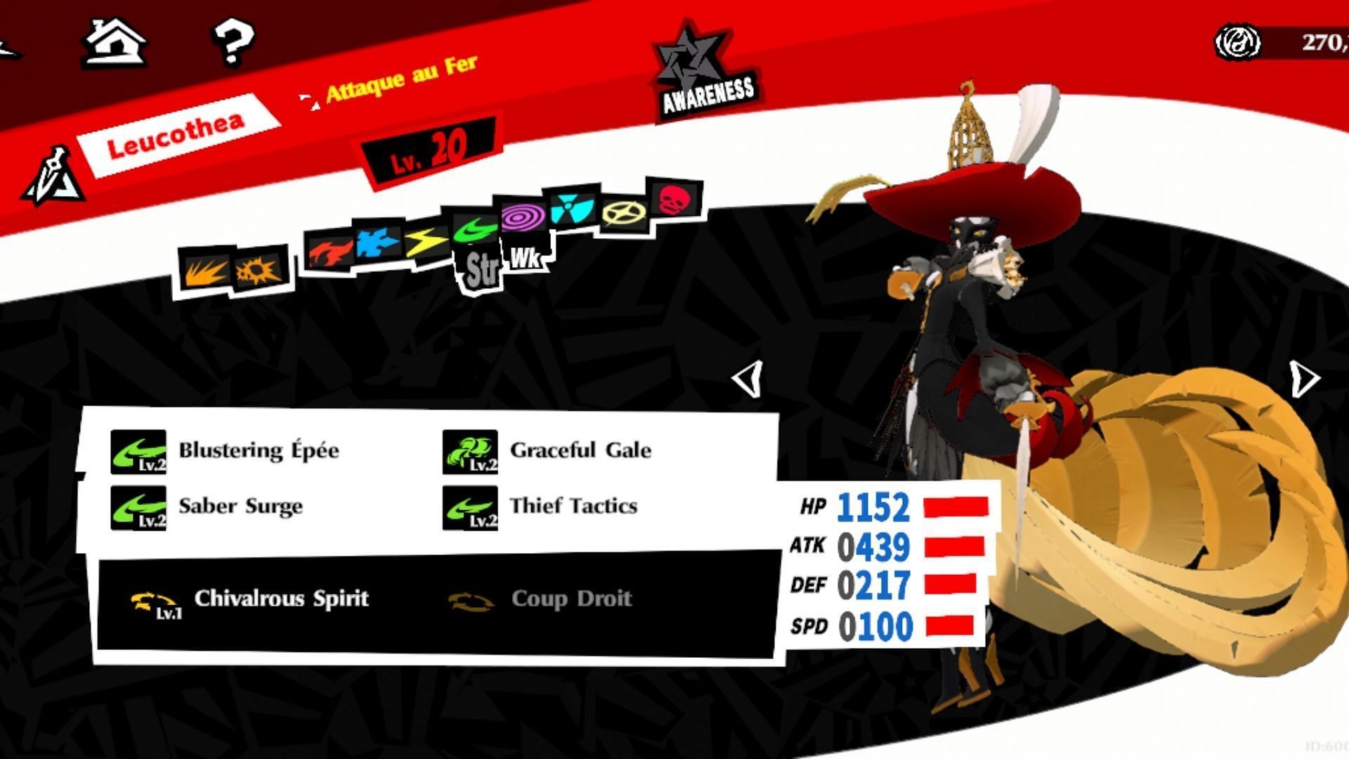 Overview of Seiji's Persona (Image via ATLUS)