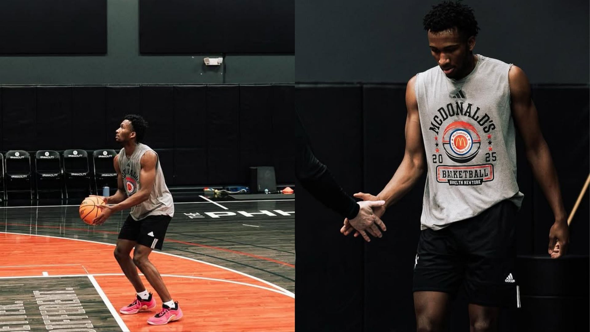 Darryn Peterson working out. - Source: @darrynp1 on Instagram
