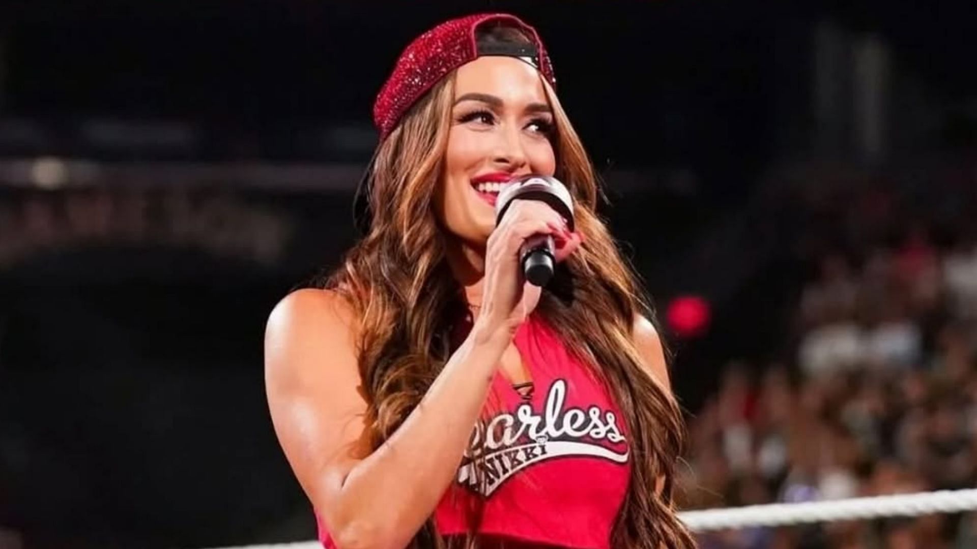Nikki Bella is a former Divas Champion. [Photo via - Bella