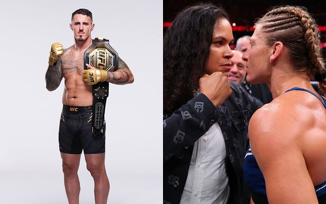 Tom Aspinall recalls "jacked" Kayla Harrison moment from UFC 300 while weighing in on potential Amanda Nunes clash