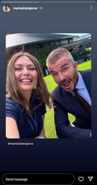 Maria Sharapova IG Story | Source: Maria Sharapova Instagram/@mariasharapova
