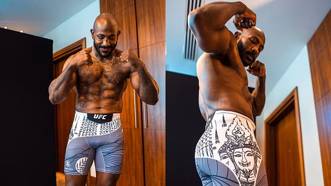 Khalil Rountree Jr reveals the inspirations behind his custom fight shorts ahead of UFC Baku: "In honor of my martial arts journey"