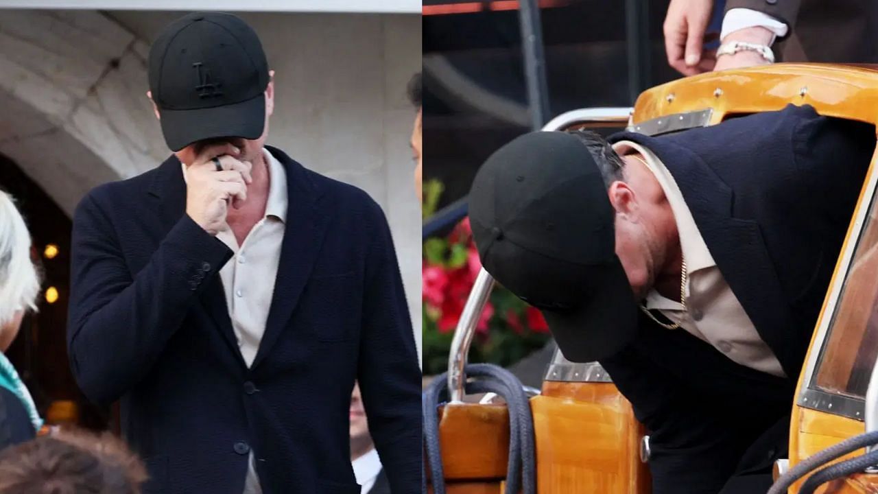 Fans brutally roast Leonardo DiCaprio’s all-black Dodgers cap at Jeff Bezos & Lauren Sanchez’s wedding