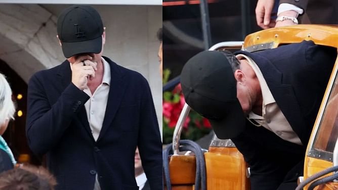 Fans brutally roast Leonardo DiCaprio’s all-black Dodgers cap at Jeff Bezos & Lauren Sanchez’s wedding