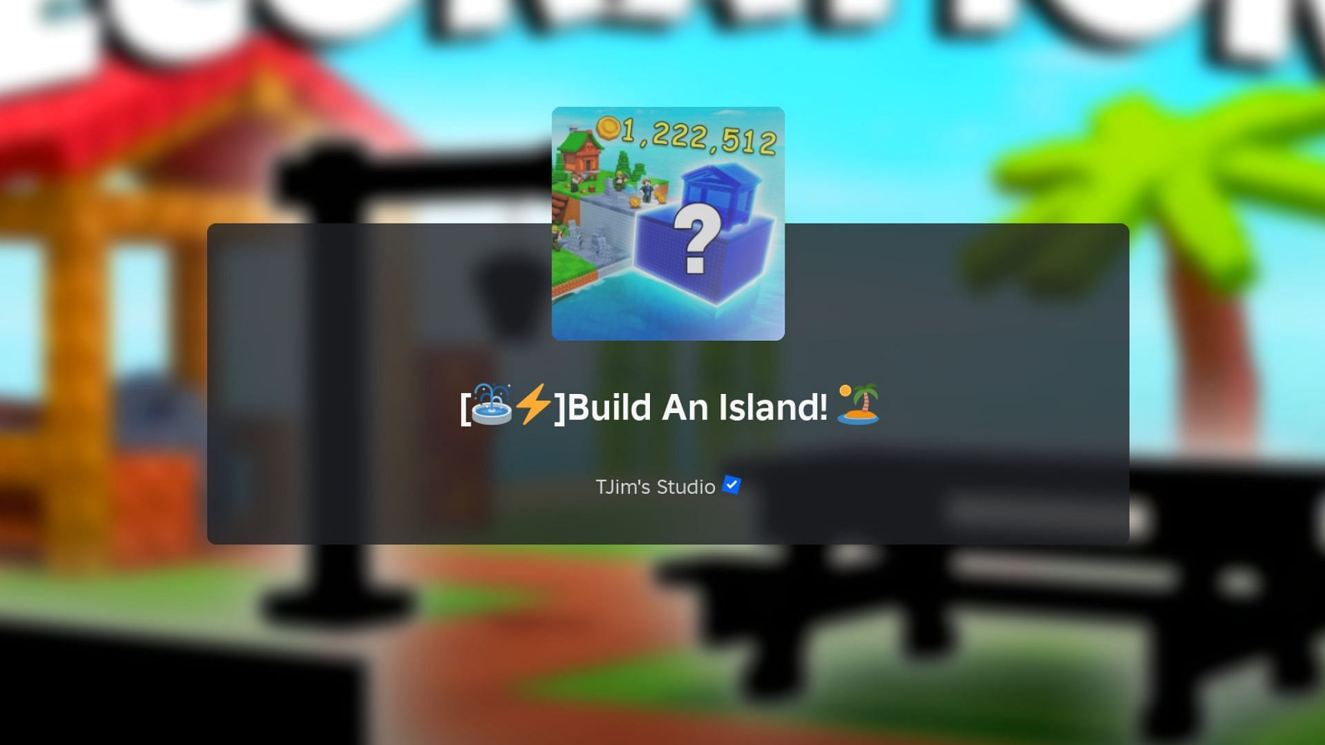 Build an Island loading screen