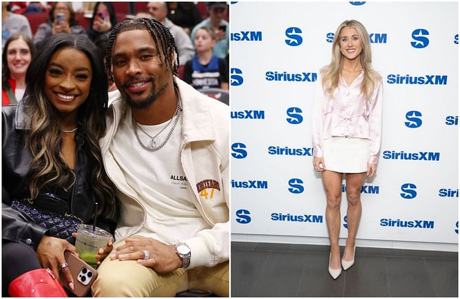 Bears safety Jonathan Owens reshares wife Simone Biles' post apologizing to Riley Gaines for comments made during trans athelete dispute
