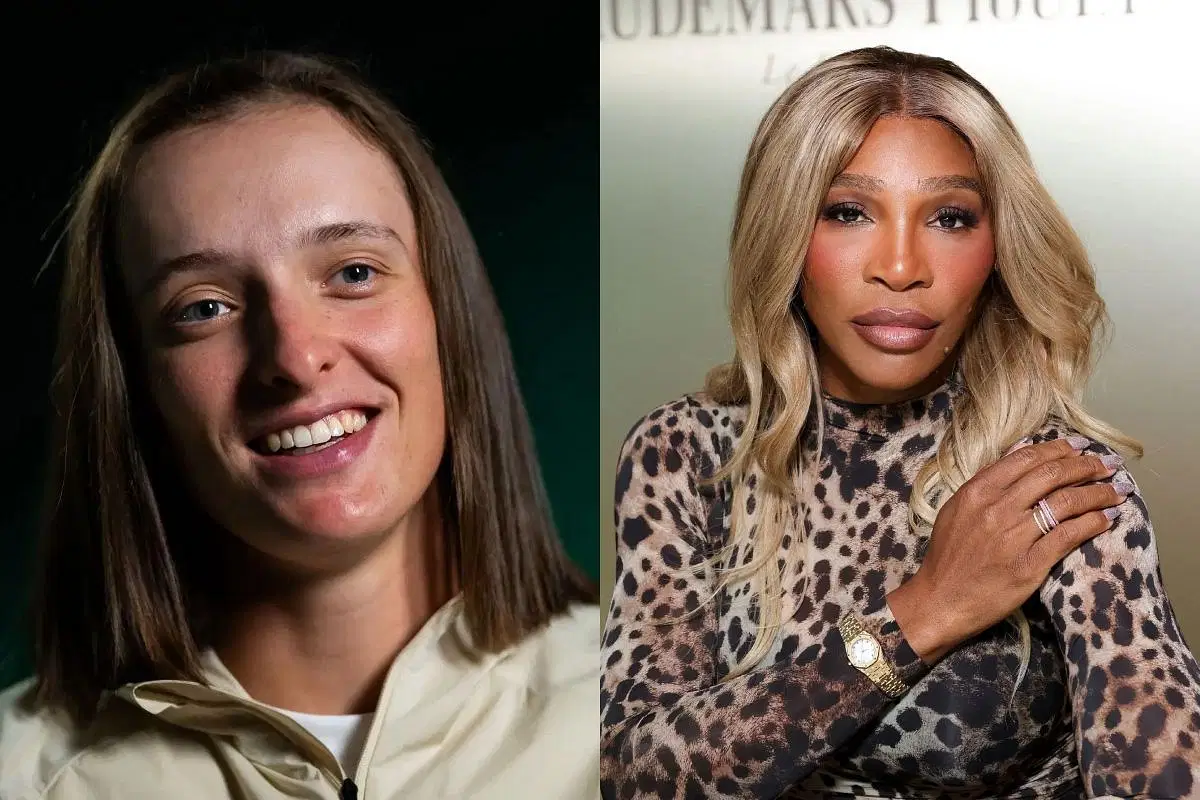 Iga Swiatek and Serena Williams - Source: Getty