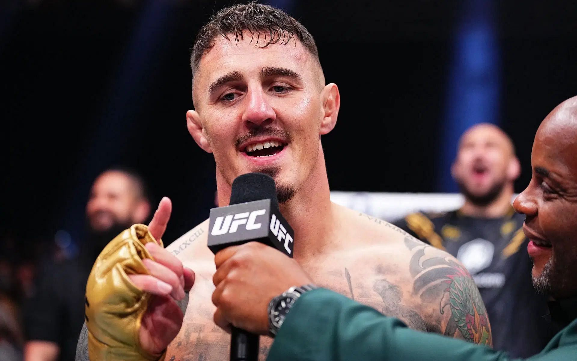 Tom Aspinall targets two opponents for next fight. [Image courtesy: Getty Images]