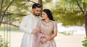 "The wait was worth every second" - KKR star shares heartfelt pictures with fiancée Priya Saroj after his engagement [In Pics]