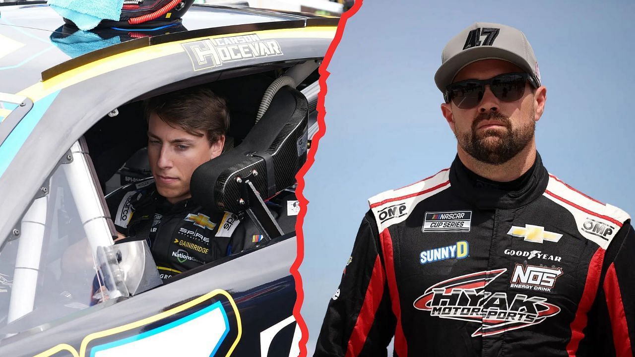 Carson Hocevar and Ricky Stenhouse Jr.