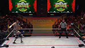 Watch: AEW star involved in devastating botch at Grand Slam Mexico; commentator lost for words