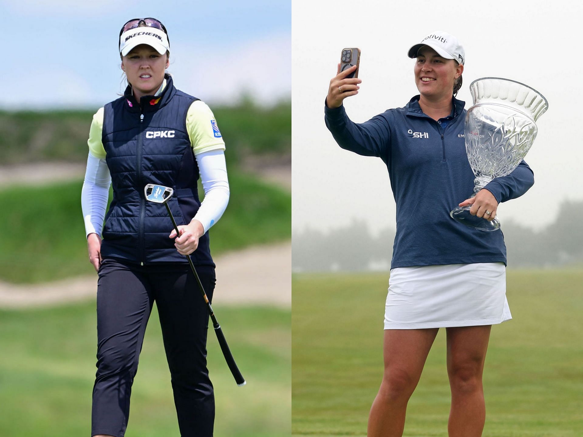 Brooke Henderson and Jennifer Kupcho (Images via Getty,Imagn)