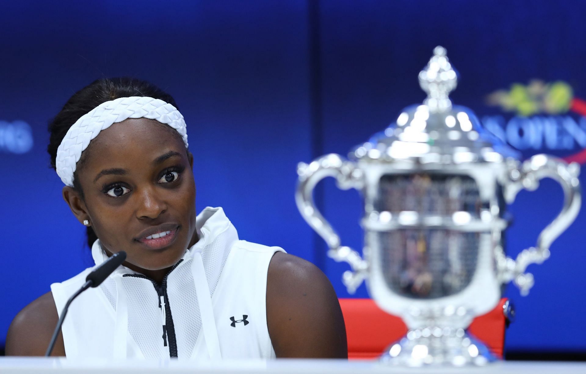 Sloane Stephens at the 2017 US Open. (Source: Getty)