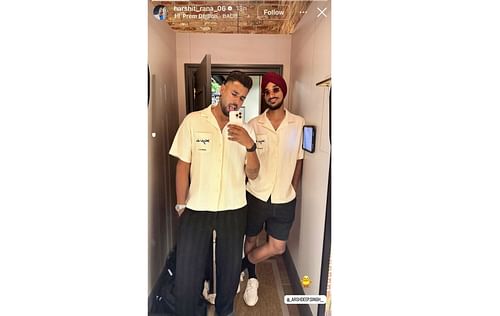 Screenshot of Harshit Rana's Instagram story that caught the attention of many fans.