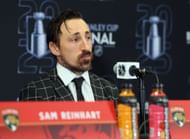 Brad Marchand wants to play in the Olympics (Imagn)