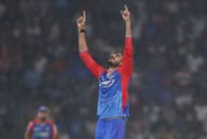 Axar Patel in action for Delhi Capitals - Source: Getty