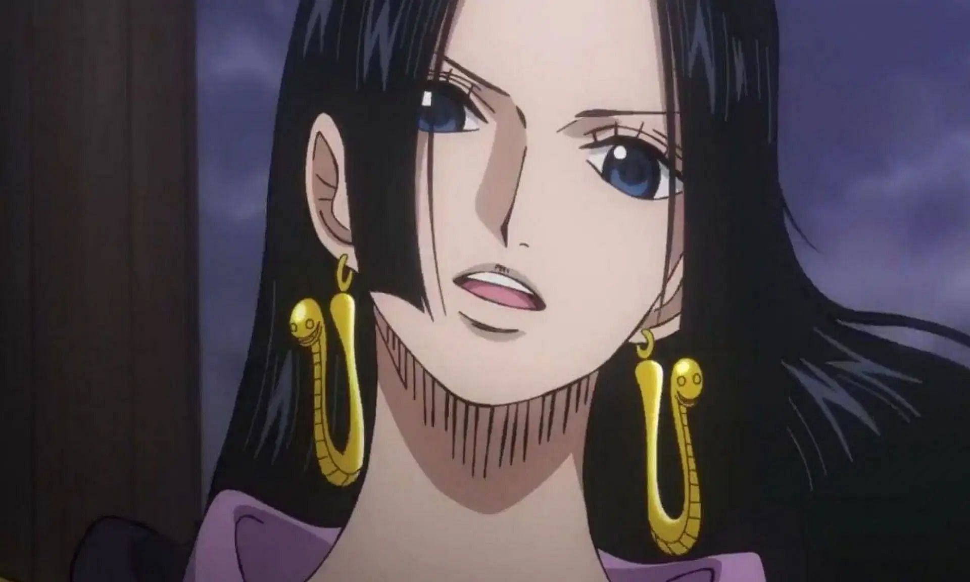 One Piece fans are blown away by the most recent Boa Hancock cosplay (Image via Toei Animation).