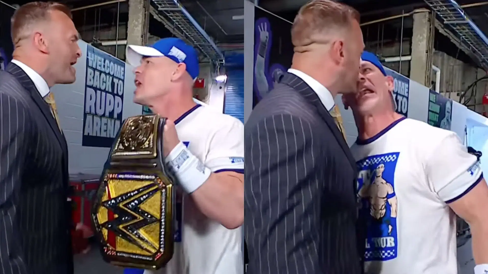 Aldis and Cena argued last week on SmackDown. [Image credit: WWE on Instagram]