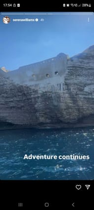 Serena Williams IG Story | Source: Serena Williams Instagram/@serenawilliams