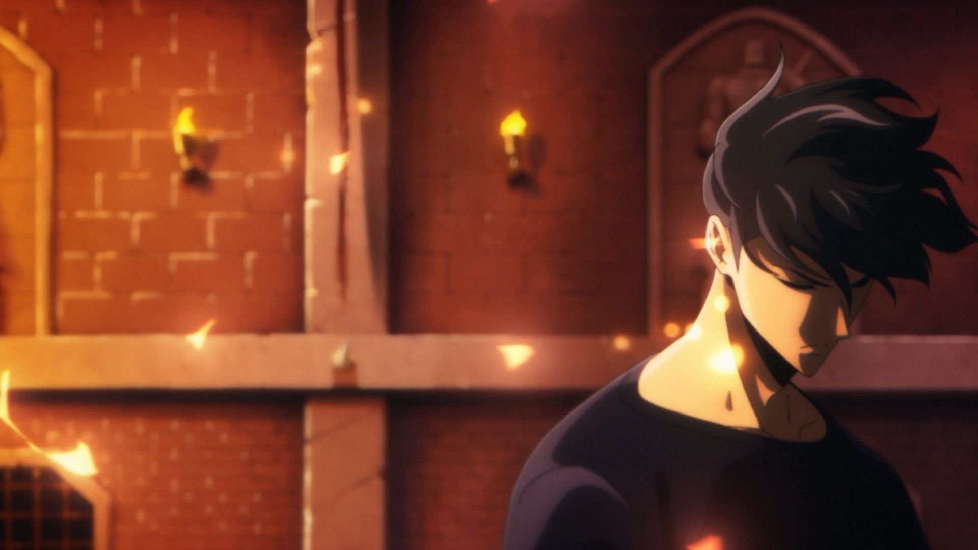 Does Sung Jinwoo &quot;Arise&quot; himself in Solo Leveling? Explained (Image via A-1 Pictures)