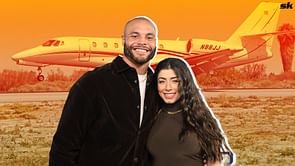 Dak Prescott's fiancée Sarah Jane shares glimpse into family's private charter ride