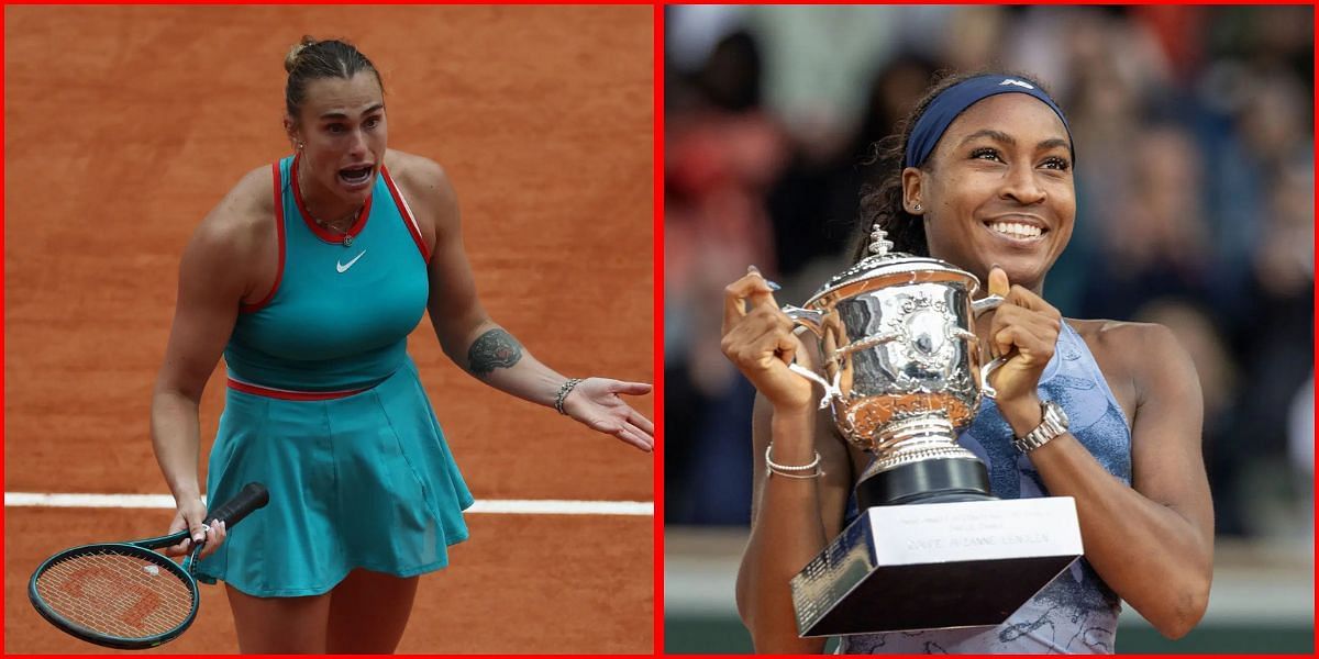 Aryna Sabalenka (L), Coco Gauff (R) | Getty