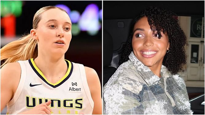 Paige Bueckers' reaction says it all as Azzi Fudd juggles glamour and grit in latest BTS clip