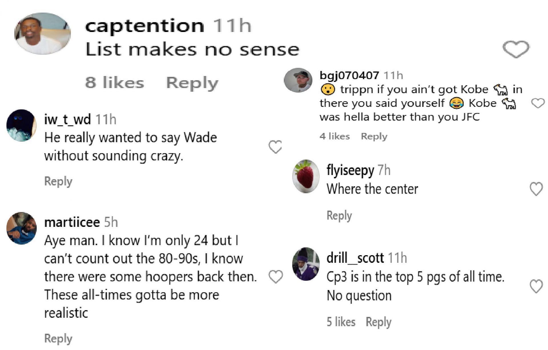 Hoops fans react to Carmelo Anthony&#039;s Top 5 All-Time list (source: IG/ ballislife)