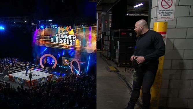 Jon Moxley spotted sneaking up backstage at AEW Summer Blockbuster; potentially orders huge attack