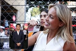 Lando Norris' girlfriend Margarida Corceiro shares a hazy image of herself with her friend on social media