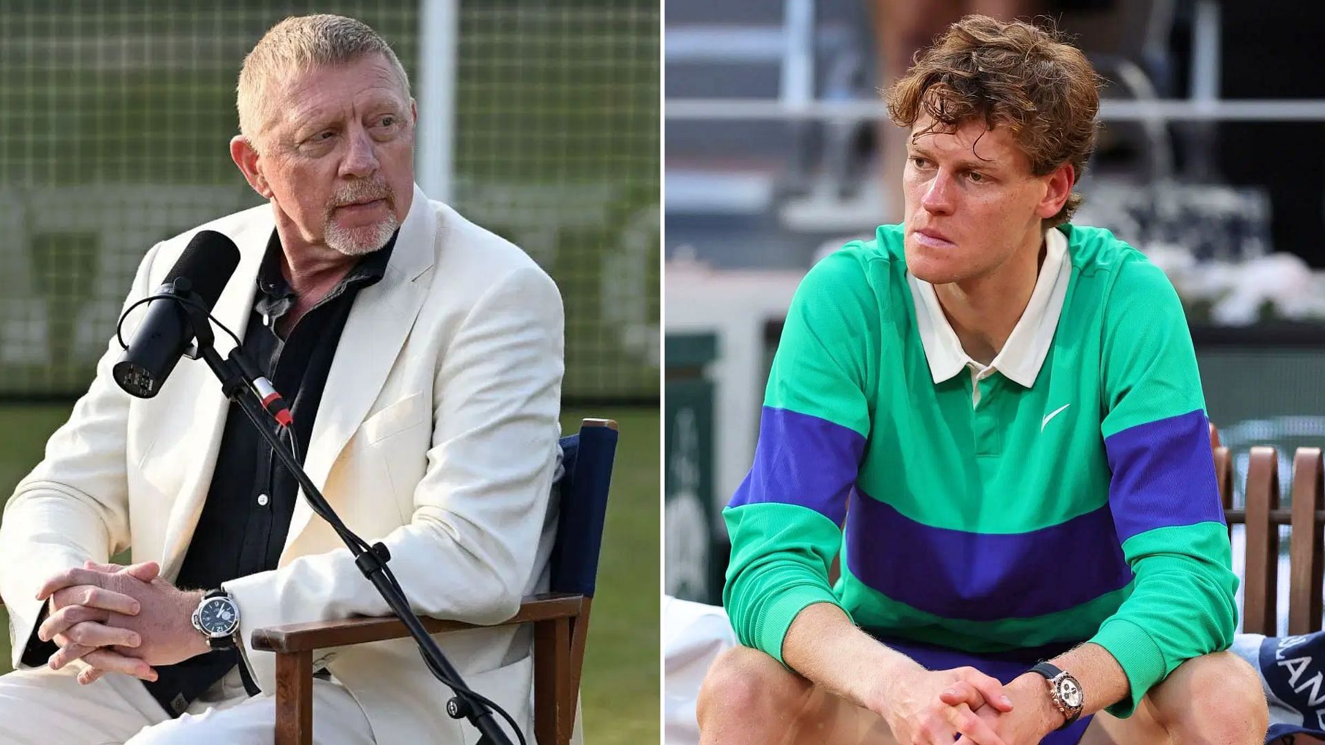 Boris Becker Jannik Sinner French Open