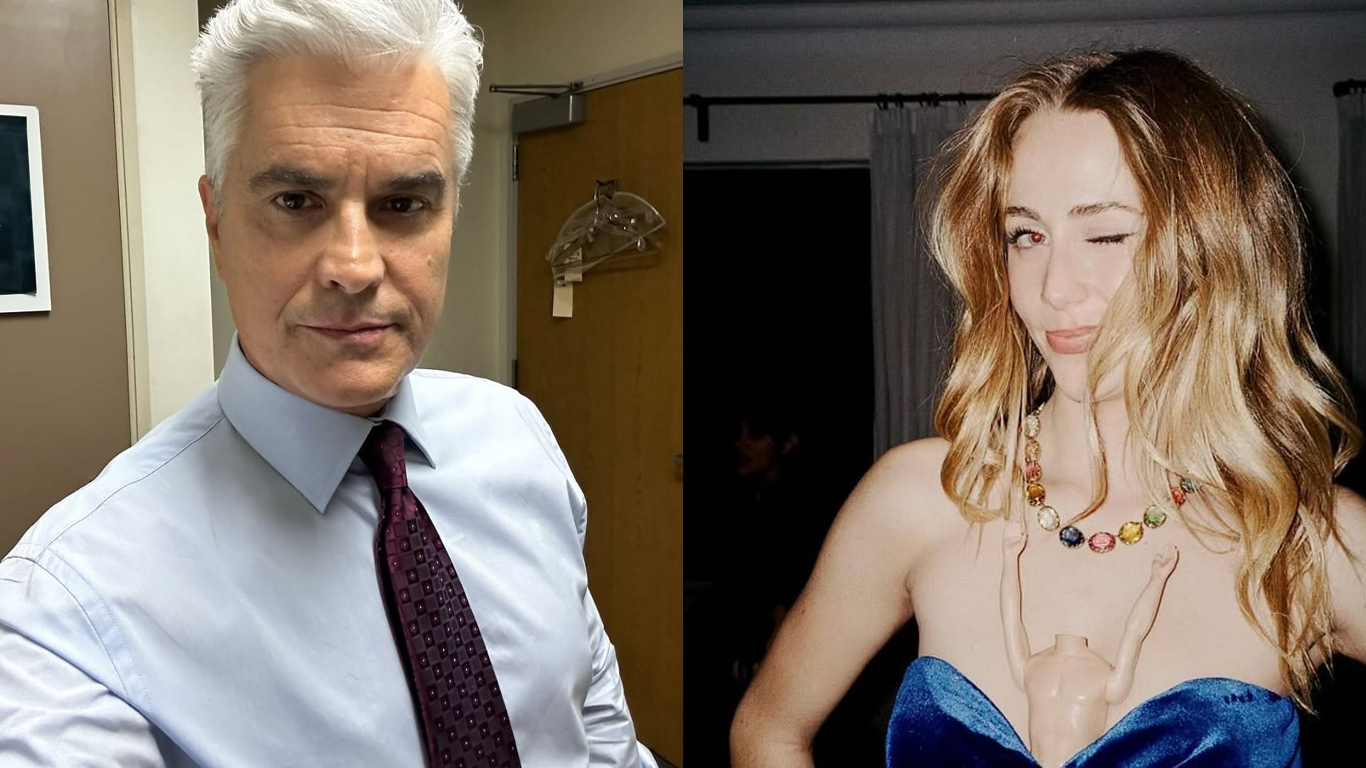 Ric (Rick Hearst) and Josslyn (Eden McCoy) from General Hospital (Image via Instagram/@rickhearst, @edenmccoy)