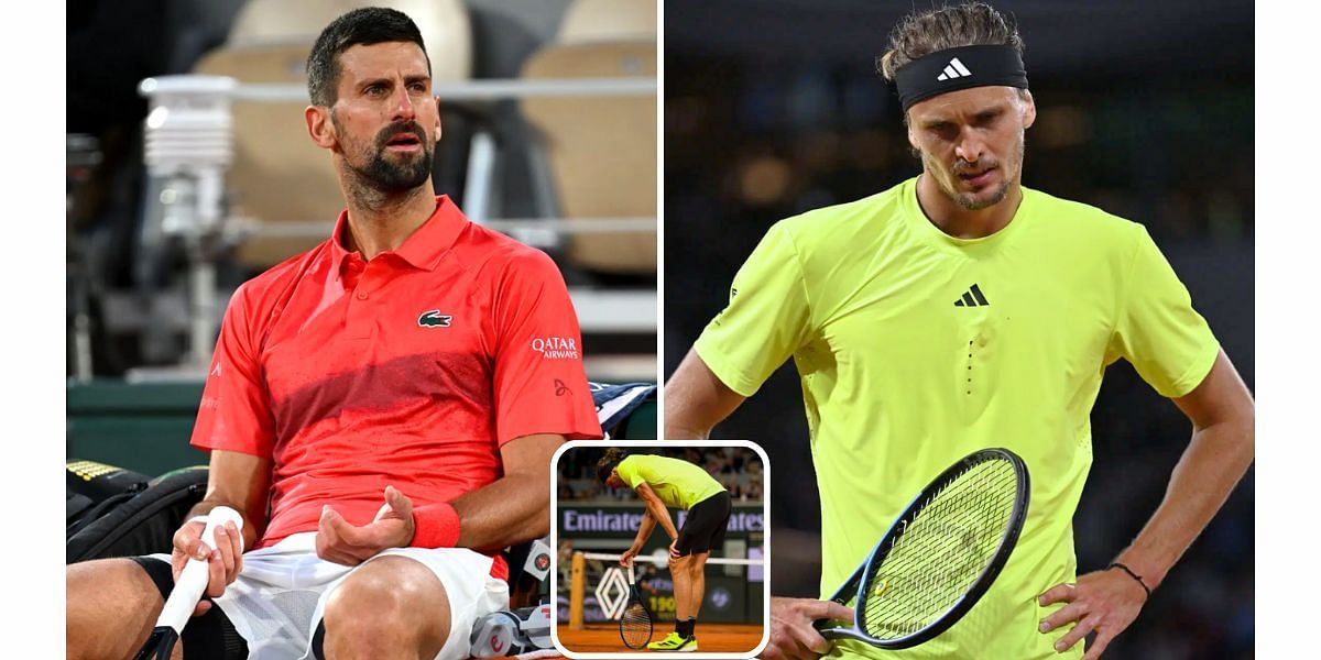 Novak Djokovic (L) and Alexander Zverev (R) (Image Source: Getty)