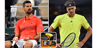 Alexander Zverev complains about 'swallowing 50 flies' in bizarre moment during French Open QF loss to Novak Djokovic